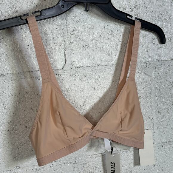 Steve Madden Women’s Triangle X-Back Lounge Bra bralette, rose dust small - Picture 3 of 7